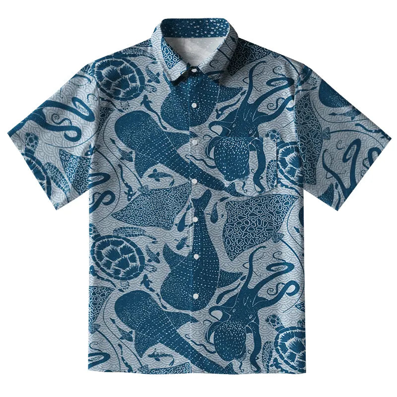Marine Life Button-up Shirt