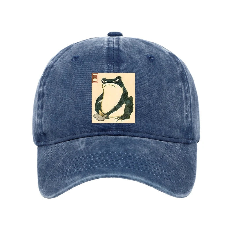 Matsumoto Hoji Japanese Frog Washed Cap