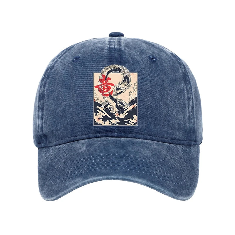 Sea Dragon Japanese Washed Cap