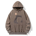 Matsumoto Hoji Woodblock Print Frog Washed Hoodie