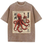 Osaka Saké Octopus Washed T-Shirt