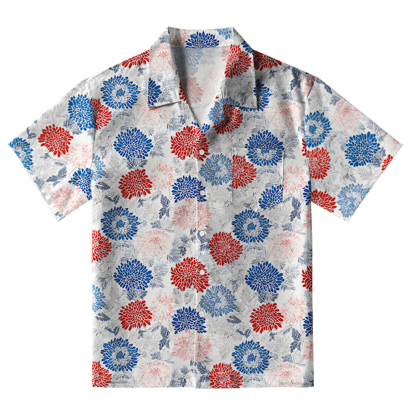 Vibrant Floral Aloha Hawaiian Shirt