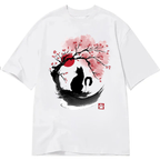 Sakura black cat Classic T-Shirt
