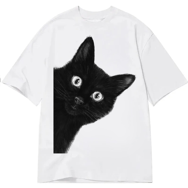 Peep black cat Classic T-Shirt