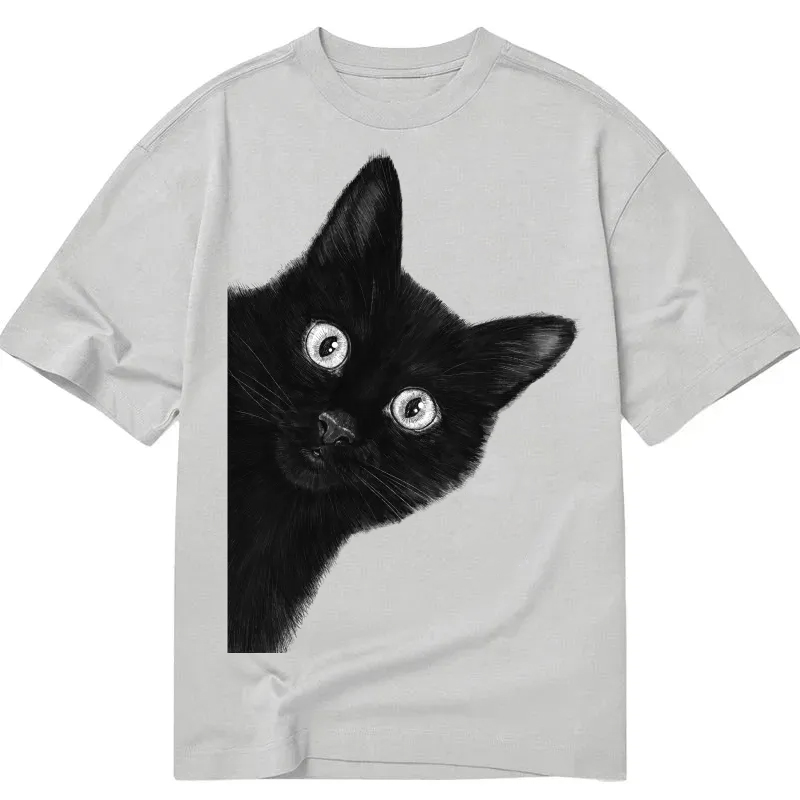 Peep black cat Classic T-Shirt