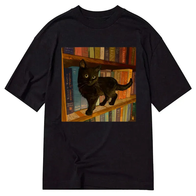 Little Library Cat Classic T-Shirt