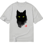 Black Cat Ink Japanese watercolor style Classic T-Shirt