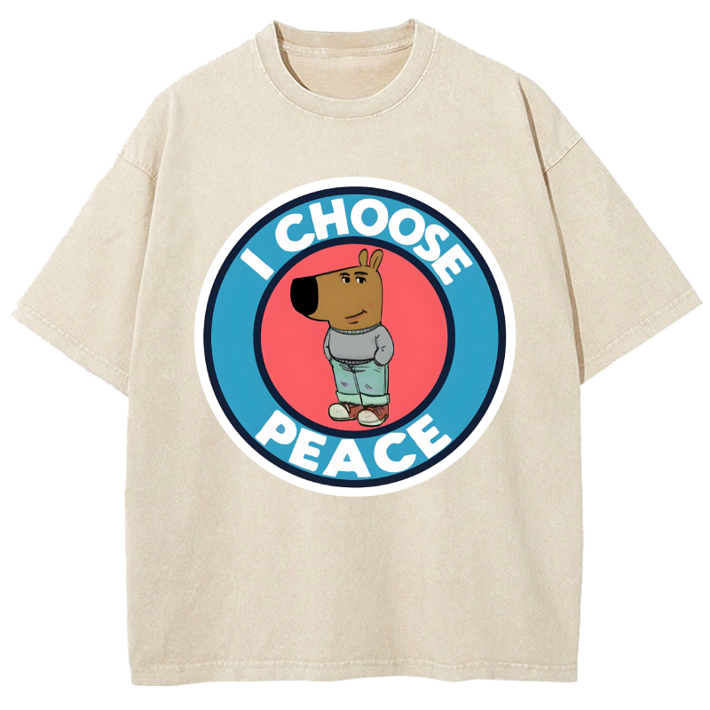 I Choose Peace Washed T-Shirt
