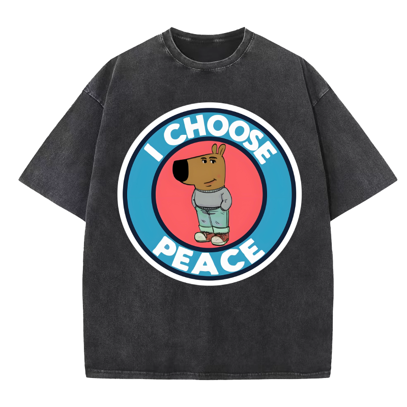 I Choose Peace Washed T-Shirt