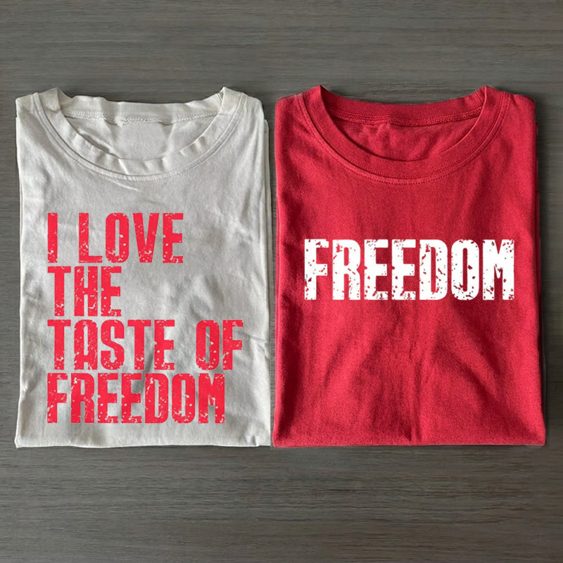 Funny Fourth of July Couples Classic Folded T-shirt