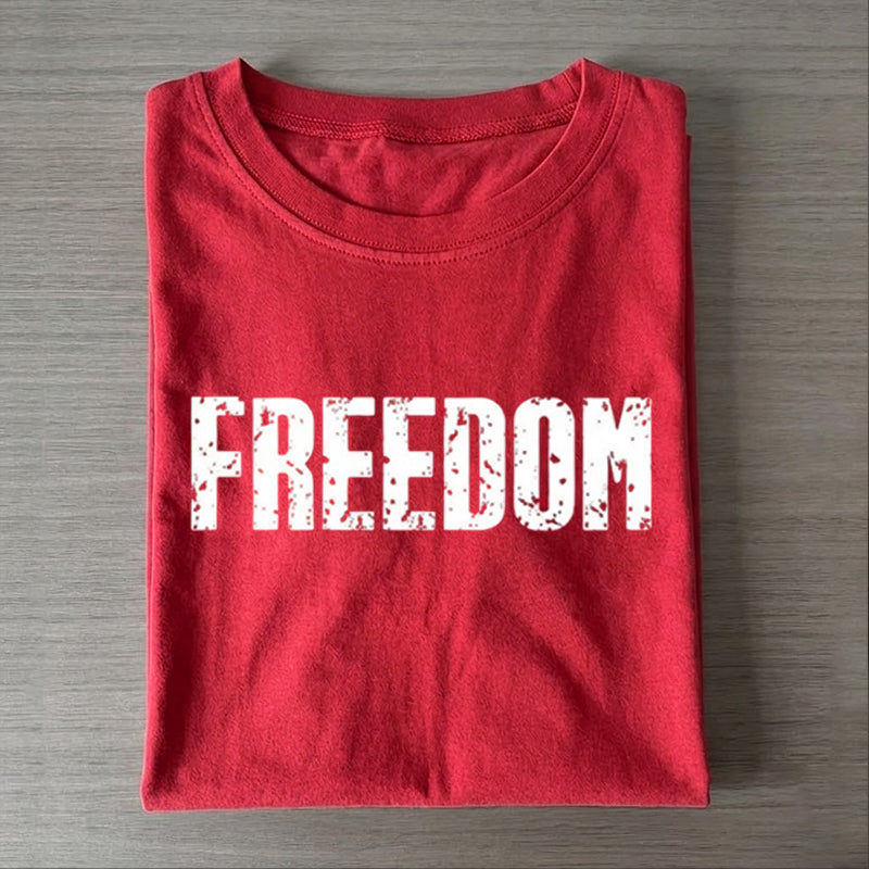 Funny Fourth of July Couples Classic Folded T-shirt