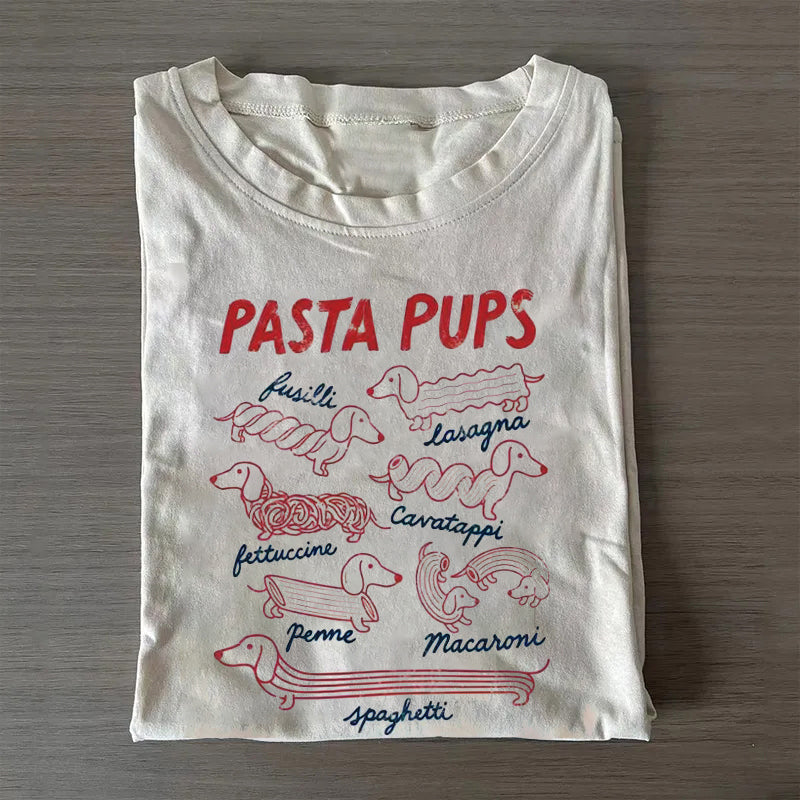 Pasta Pups Folded Classic T-shirt