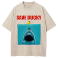 Save Ducky Parody Meme Washed T-Shirt