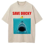 Save Ducky Parody Meme Washed T-Shirt