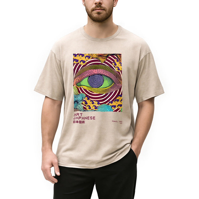 Illusion Eye Washed T-Shirt