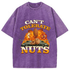 Can't Tolerate Nuts Washed T-Shirt