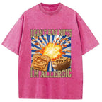 Allergy Nut Intolerance Washed T-Shirt