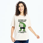 Unisex MILF Frog Washed T-Shirt