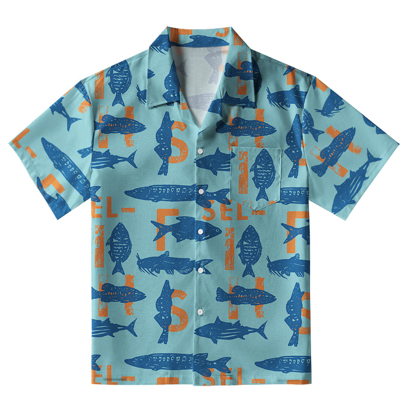 Different Types Of Fish Aloha Hawaiian Shirt