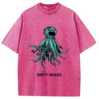 Dirty Heads Blue Octopus Washed T-Shirt