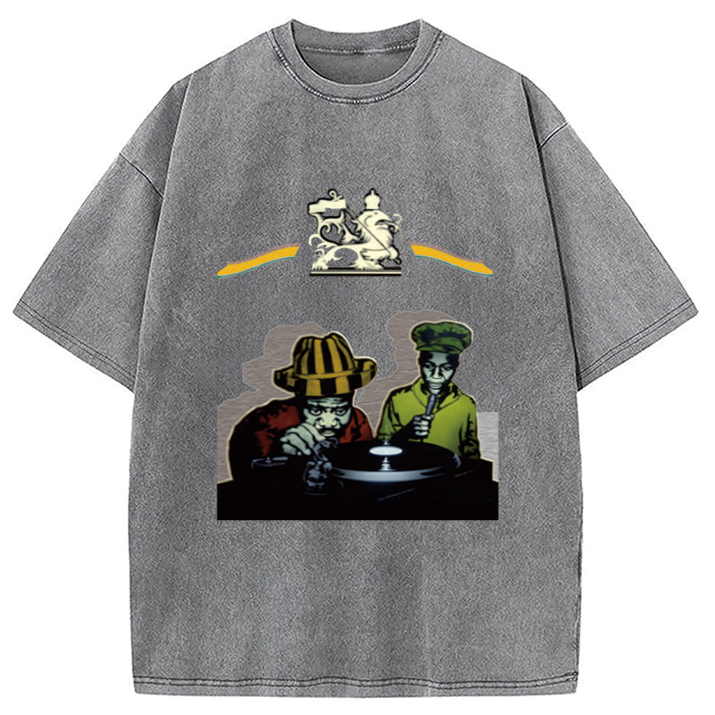 Pull-up Mr Selekta! Washed T-Shirt