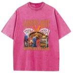 Funny Gambling Washed T-Shirt