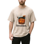 Breakfast Funny Meme Washed T-Shirt