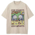Possums Eating Spaghetti Washed T-Shirt