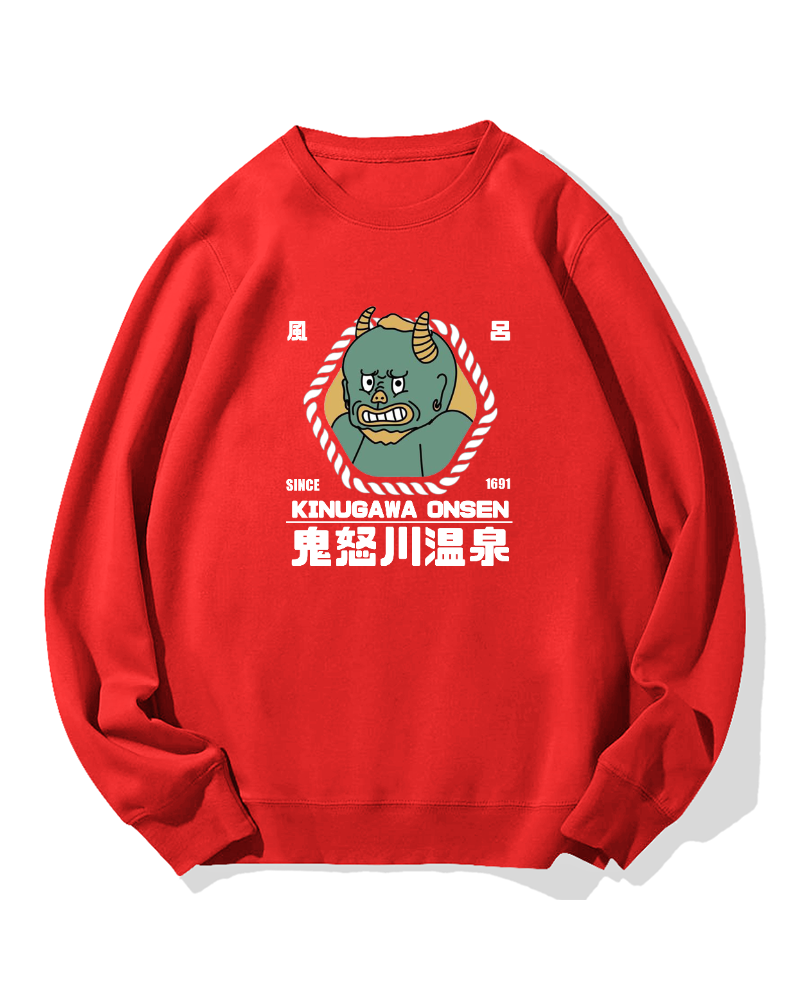 Kinugawa Onsen Cotton Sweatshirt