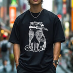 Cat Samurai Men's T-Shirt