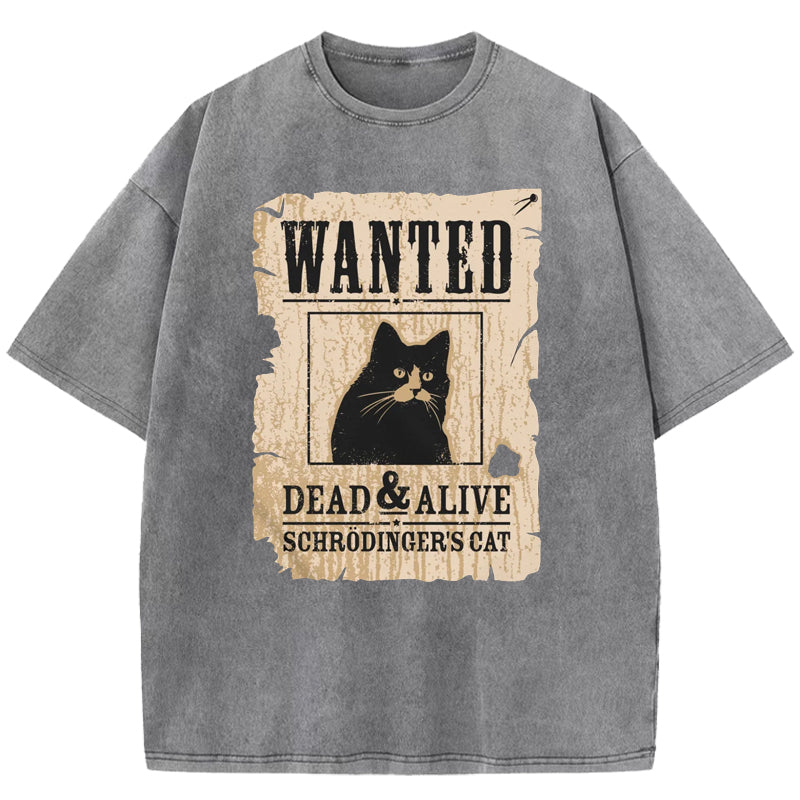 Wanted Dead And Alive Washed T-Shirt