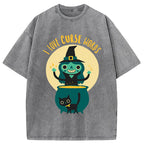 Witch I Love Curse Words Washed T-Shirt