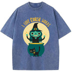 Witch I Love Curse Words Washed T-Shirt