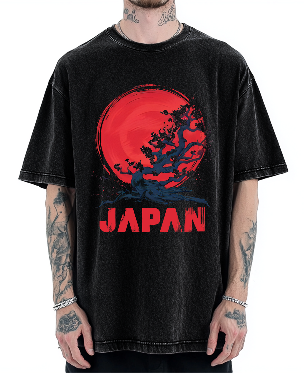 Japan Sakura Vintage Washed T-shirt
