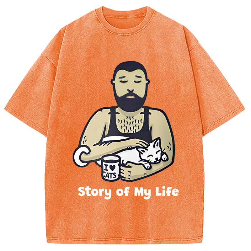 Story of My Life Washed T-Shirt