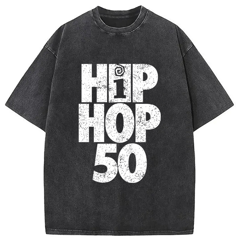 Hip Hop 50 Logo Washed T-Shirt