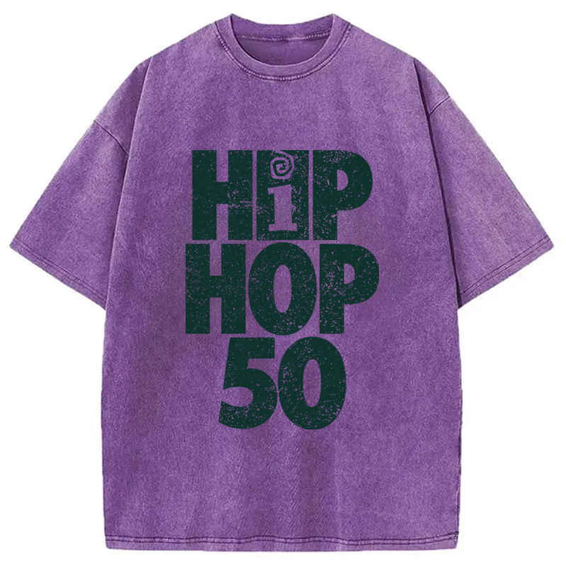 Hip Hop 50 Logo Washed T-Shirt