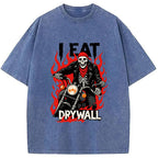 Eat Drywall Funny Meme Washed T-Shirt