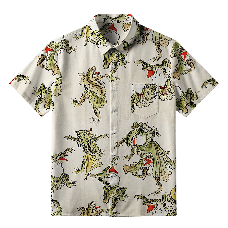 Frog Dance Button-up Shirt
