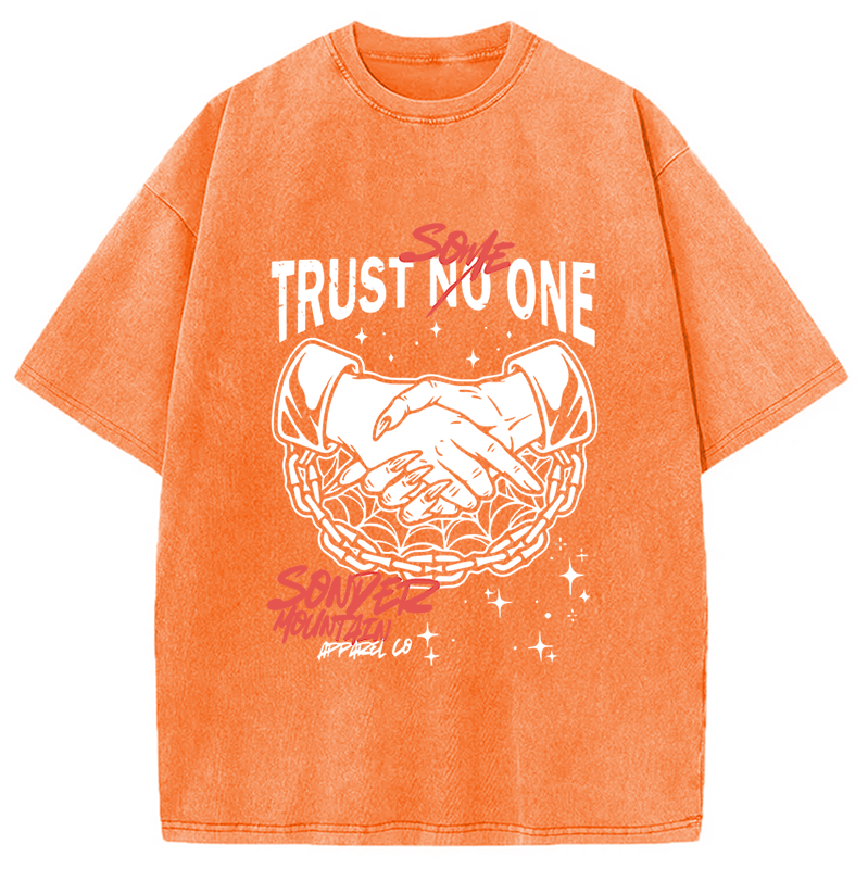 Trust Someone Hip-Hop Washed T-Shirt