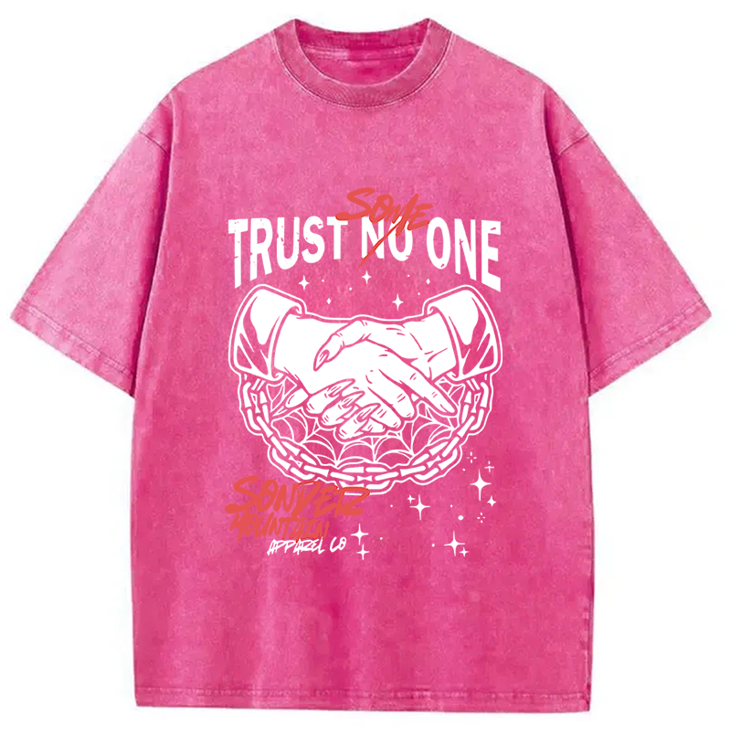 Trust Someone Hip-Hop Washed T-Shirt