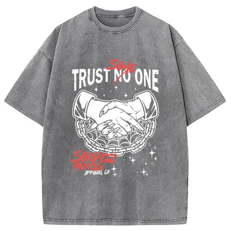 Trust Someone Hip-Hop Washed T-Shirt