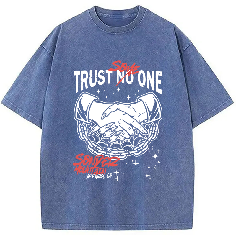 Trust Someone Hip-Hop Washed T-Shirt