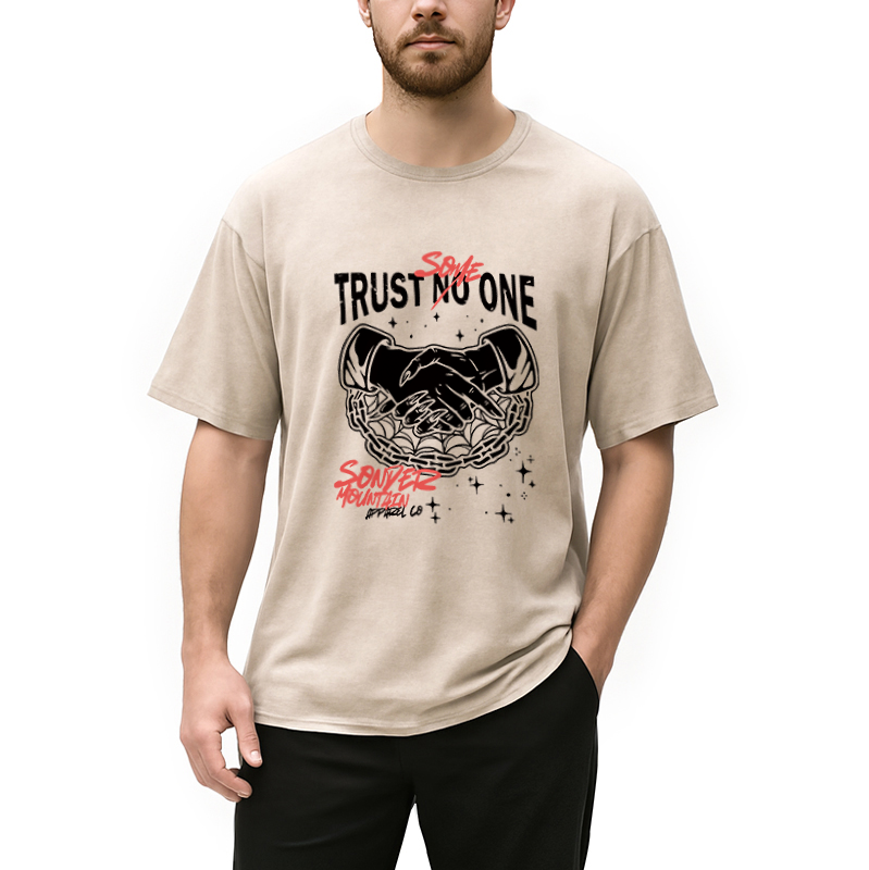 Trust Someone Hip-Hop Washed T-Shirt