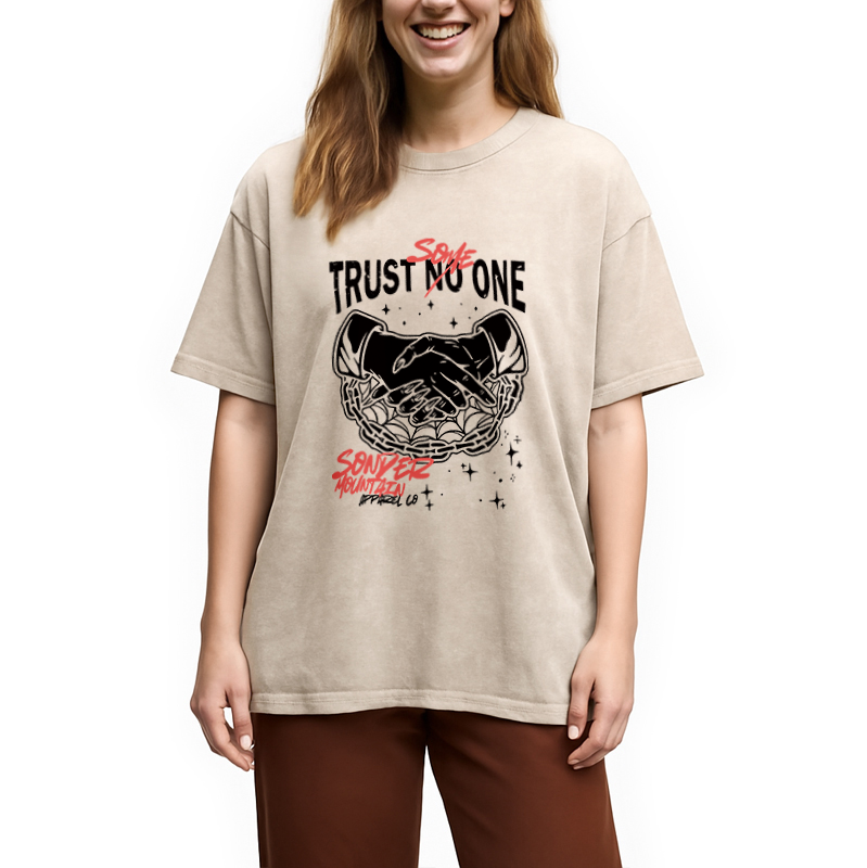 Trust Someone Hip-Hop Washed T-Shirt