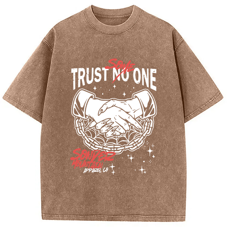 Trust Someone Hip-Hop Washed T-Shirt