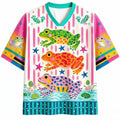 Three frog Printed Jersey Shirts