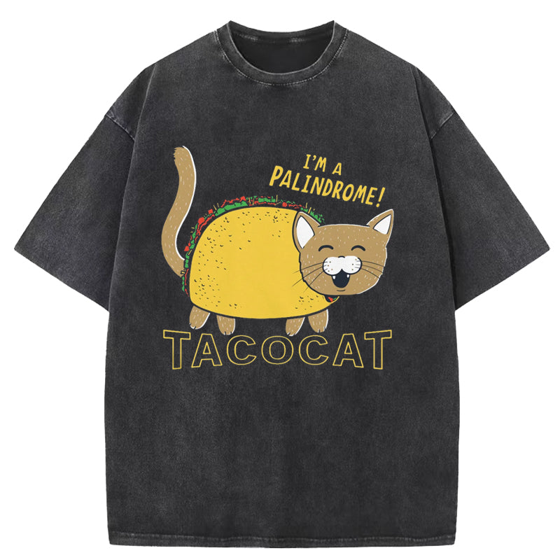 Taco Cat Washed T-Shirt