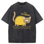 Taco Cat Washed T-Shirt