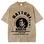 Okinawa Hattori Hanzo Vintage Wash Japanese Design T-Shirt